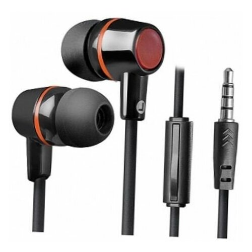 Наушники с микрофоном Defender Pulse 428 вкладыши вакуумные черные 1155₽