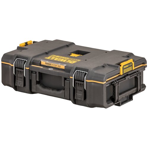 Dewalt Toughsystem 2.0 Box DS165 DWST83293-1 (Small Tool Box for General Use, IP65 Dustproof and Splash-Proof, Two Removable Inner Compartments, Max. Load Capacity: 50 kg)