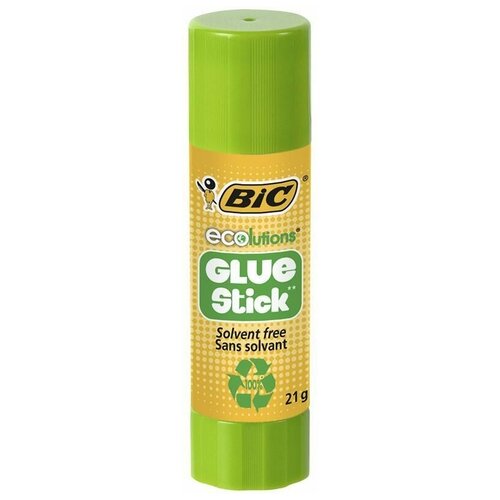 BIC Клей-карандаш ECOlutions 8923451, 21 г 1 шт. 21 г 21 мл kores клей карандаш прозрачный 21 г 1 шт 21 г 21 мл