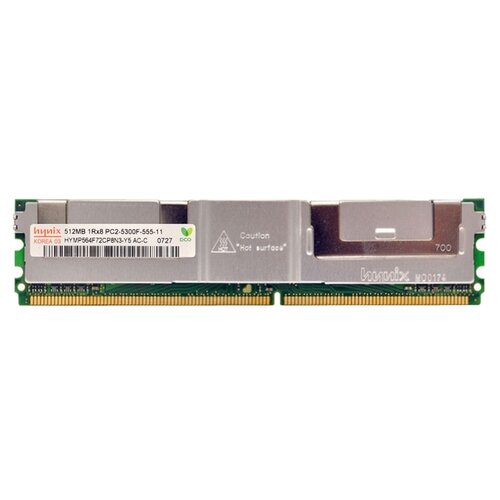 Оперативная память Hynix 512 МБ DDR2 667 МГц FB-DIMM CL5 HYMP564F72CP8N3-Y5 оперативная память kingston 512 мб ddr2 667 мгц dimm cl5 kvr667d2e5 512