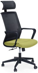 Компьютерное кресло NORDEN Интер офисное, обивка: текстиль, цвет: черный/зеленый
