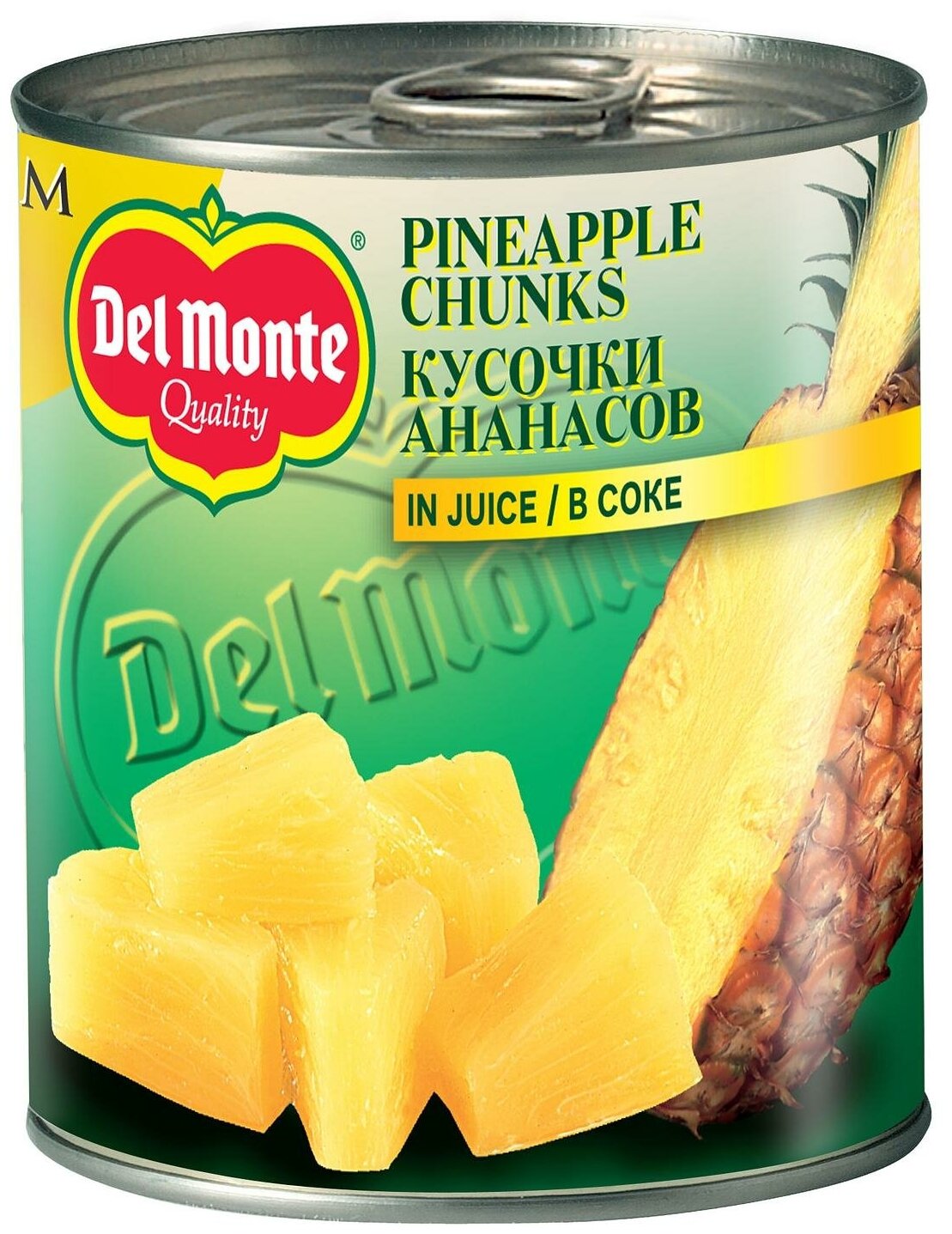 Ананасы Del Monte кусочки в соке 435г Кения