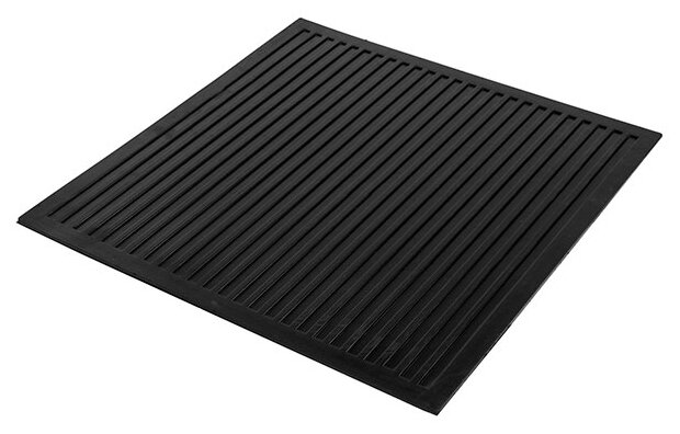 Диэлектрический резиновый коврик мерион, 500х500х6 мм, черный, КОВ401