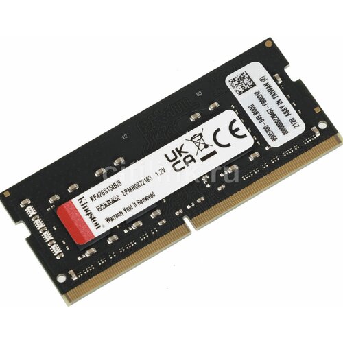 игра для пк raw fury sable Оперативная память для ноутбука 8Gb (1x8Gb) PC4-21300 2666MHz DDR4 SO-DIMM CL15 Kingston FURY Impact (KF426S15IB/8)