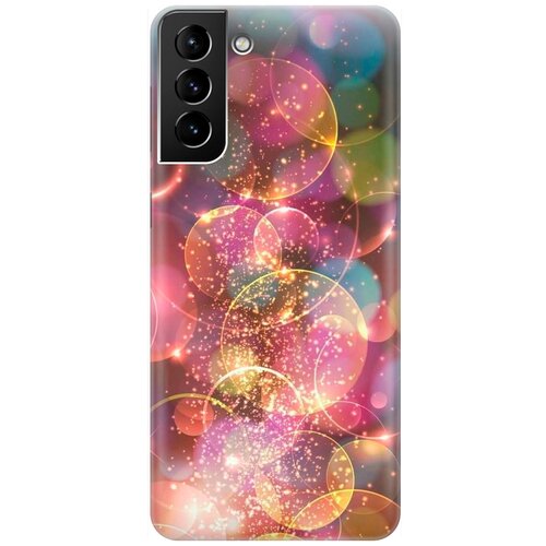 RE: PA Накладка Transparent для Samsung Galaxy S21 Plus с принтом Яркие блики re pa накладка transparent для samsung galaxy a7 2018 с принтом яркие блики
