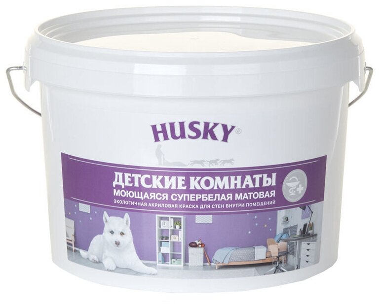 Краска акриловая HUSKY детские комнаты