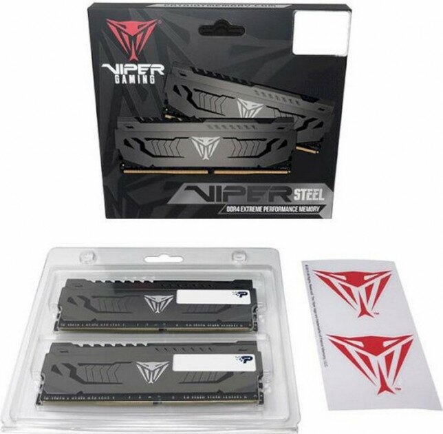 Модуль памяти DDR4 64GB (2*32GB) Patriot Steel PC4-25600 3200MHz CL16 2Gx8 2R UDIMM радиатор 1.35V - фото №6