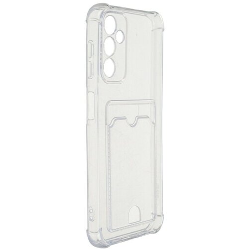 Чехол iBox для Samsung Galaxy A14 Crystal с кардхолдером Silicone Transparent УТ000036220 чехол для смартфона samsung galaxy a52 silicone ibox crystal прозрачный redline