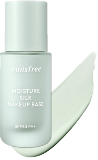 Увлажняющая шелковая основа под макияж Innisfree Moisture Silk Makeup Base SPF34 PA + Green 30 мл