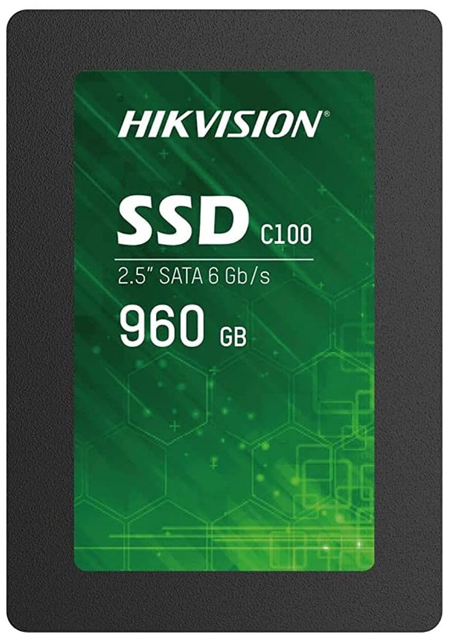 SSD диски Hikvision C100 2,5" 960GB SATAIII 3D TLC HS-SSD-C100/960G