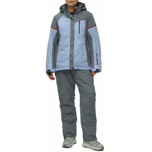 Комплект с брюками  для сноубординга, зимний, силуэт полуприлегающий, утепленный, водонепроницаемый, размер 56, фиолетовый