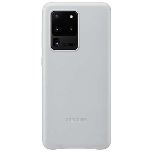 фото Чехол-накладка samsung ef-vg988 для galaxy s20 ultra, galaxy s20 ultra 5g серебристый