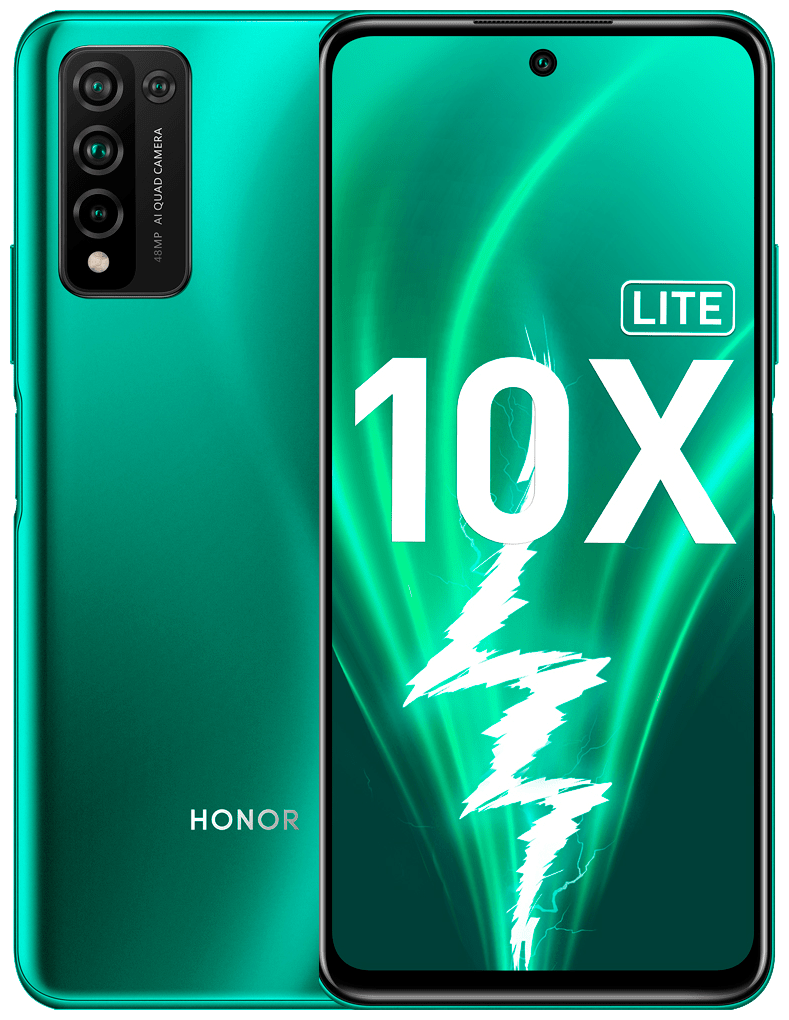 Смартфон HONOR 10X Lite 4/128 ГБ, Dual nano SIM, изумрудно-зеленый