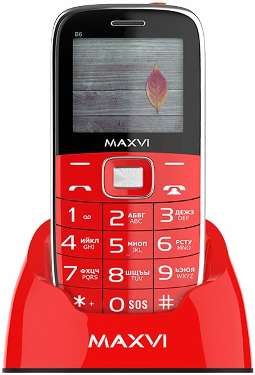 Мобильный телефон Maxvi B6 DS Red