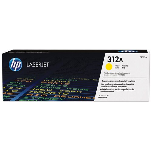 Картридж CF382A (312A) Yellow для принтера HP Color LaserJet M476dn; M476nw; M476dw картридж лазерный nv print nv cf382a для hp lj m476dn m476dw m476nw желтый 1 шт