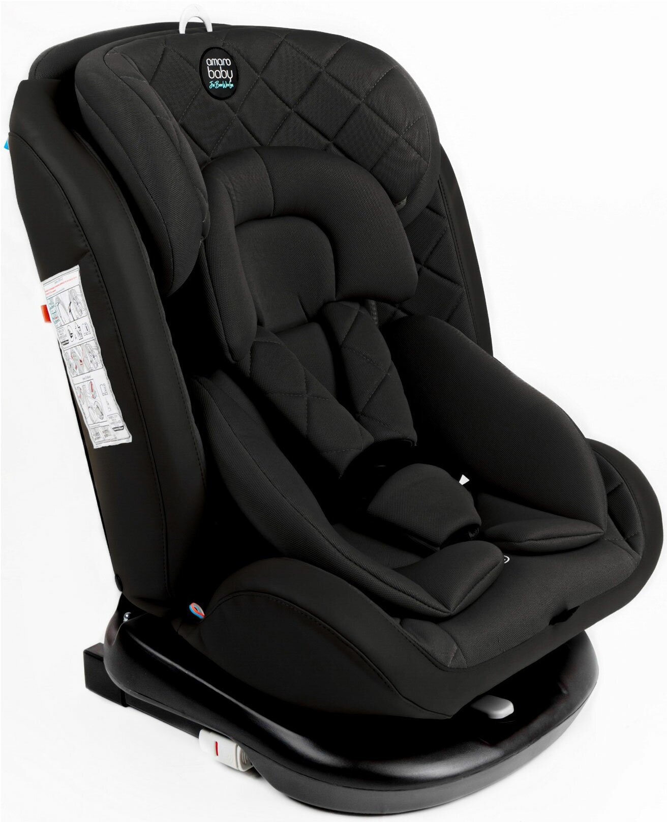 Автокресло Amarobaby Brilliant ISOFIX класс D, группа 0+/1/2/3 (AMARO-2003-BrCh) черный