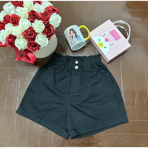 Шорты , размер 44-46, черный