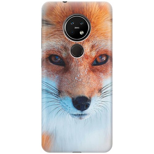 фото Силиконовый чехол на nokia 6.2 / 7.2 / нокиа 6.2 / 7.2 с принтом "спокойный лис" gosso