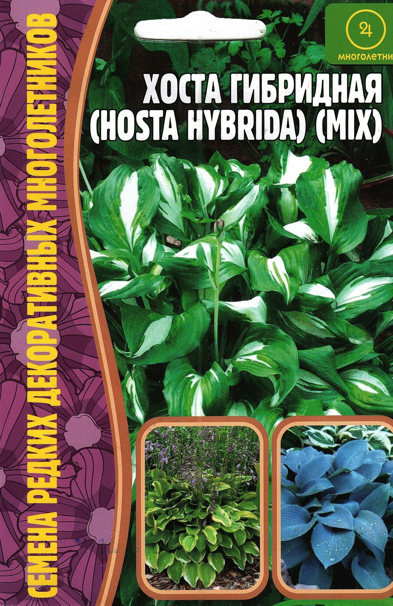 Хоста гибридная / Xosta hybrida микс , многолетник ( 1 уп: 0,02 г )