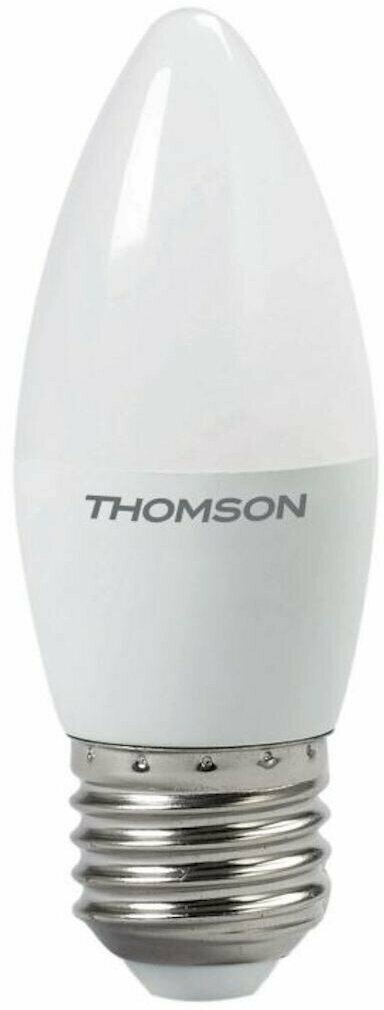 Лампа светодиодная THOMSON LED CANDLE, Е27,8Вт, 640Lm, 3000К