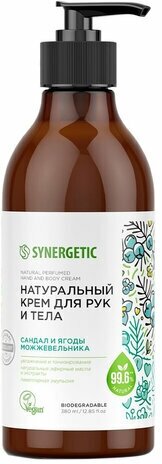 Крем для рук и тела 380 мл SYNERGETIC 