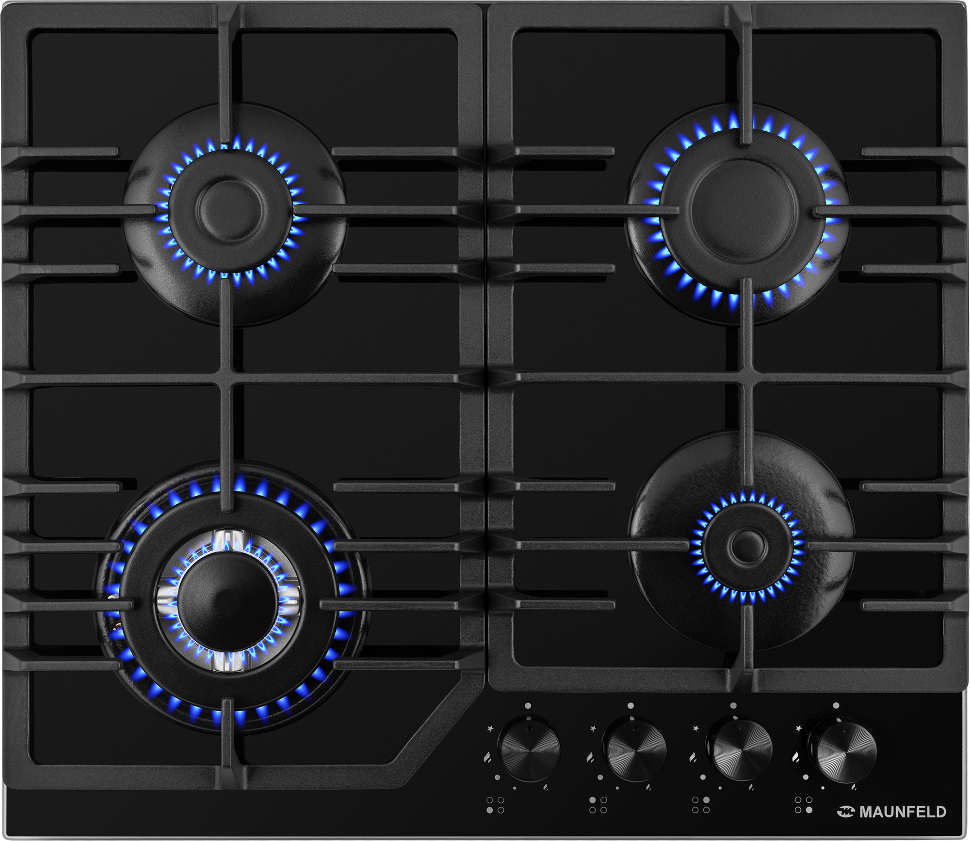 Газовая варочная панель MAUNFELD EGHG.64.43CB\G, черный