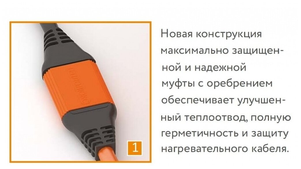 Кабель нагревательный "Теплолюкс" ProfiRoll 79,0 м/1440 Вт - фотография № 3