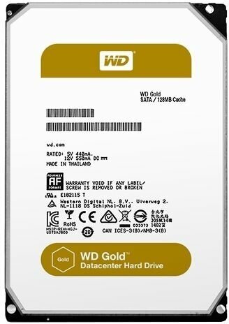 Жесткий диск 3.5" 1Tb 7200rpm 128Mb cache Western Digital Gold SATA WD1005FBYZ - фото №19