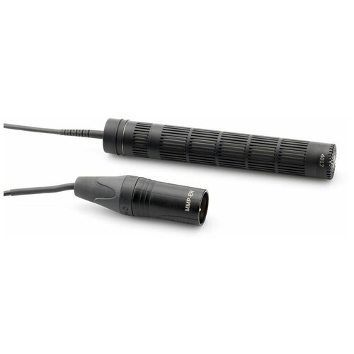 Микрофон проводной DPA 4017ER, разъем: XLR 3 pin (F), черный dpa 4017er подвесной компактный конденсаторный микрофон пушка суперкардиоидный 40 18000гц 19мв па