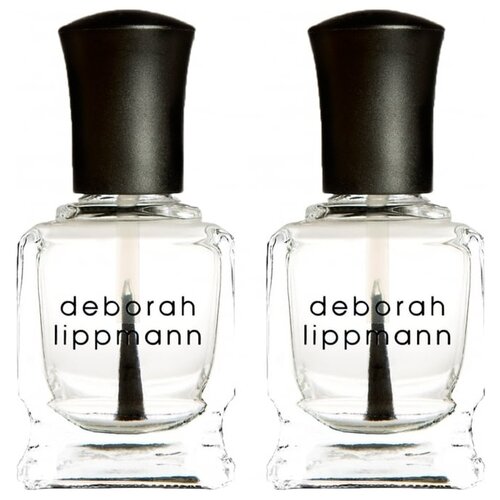 Deborah Lippmann Набор для маникюра Mini Duet Wo Glitter Bag, прозрачный, 8 мл