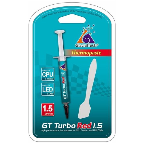 Термопаста Glacialtech GT TURBO RED 1.5 шприц 1.5гр.