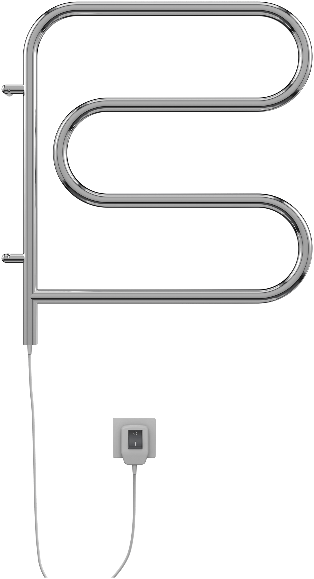 Полотенцесушитель электрический F-образный 500x500 TERMINUS 017172