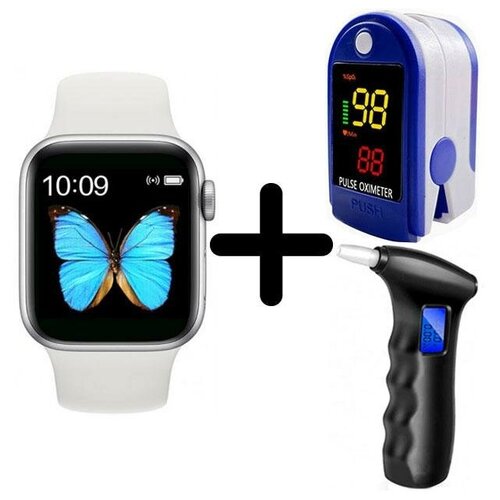 Умные часы BandRate Smart SX1818SW-SET6 с пульсометром и алкотестером тонометром 804000₽