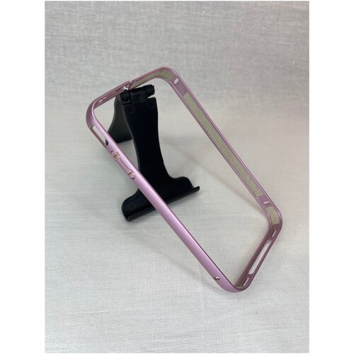 Тонкий алюминиевый металлический бампер для iphone 4/4s розовый