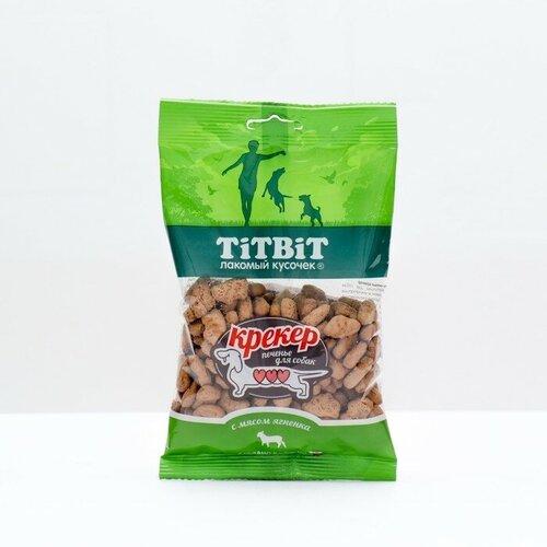 Крекер TitBit для собак, с мясом ягненка, 100 г крекер ulker соломка с кунжутом 45 г