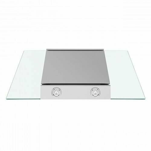 Кухонная вытяжка MAUNFELD Gloria 90 нержавеющая сталь/прозрачное стекло - фотография № 3