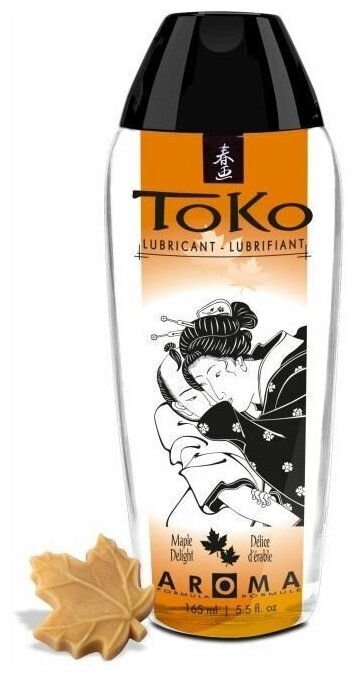 Интимный гель TOKO Maple Delight с ароматом кленового сиропа - 165 мл