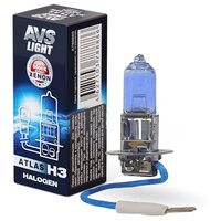 Лампа галогенная AVS ATLAS BOX /5000К/ H3.12V.55W (1 шт.)