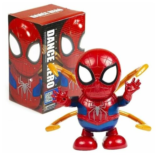 Танцующая игрушка Супергерои Человек паук со светом и музыкой