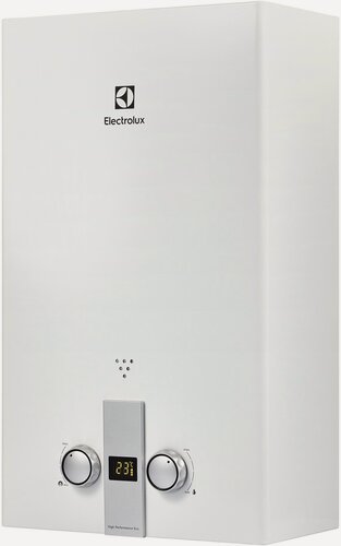 Изображение товара Газовая колонка Electrolux High Performance Eco GWH 10, с электронным розжигом, цвет белый