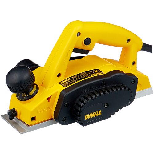 Рубанок, 600 Вт DEWALT DW680-QS 600 Вт глубина строгания 0-2.5 мм 15000 об/мин нож 82 мм 3.2 кг