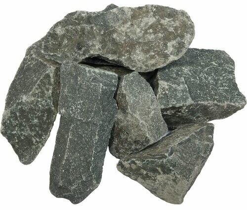 Камень "Габбро-Диабаз", колотый, в коробке по 20 кг "Банные штучки"/1