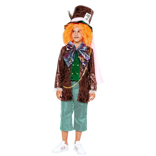 фото Костюм безумный шляпник (кожзам, бархат) детский пуговка