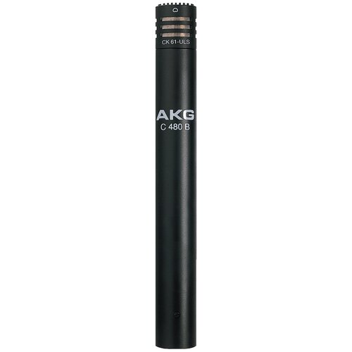 AKG C480B Combo конденсаторный кардиоидный микрофон (в комплекте предусилитель C480B, капсюль CK61, ветрозащита W32, адаптер SA60), разъём 3-pin XLR-п