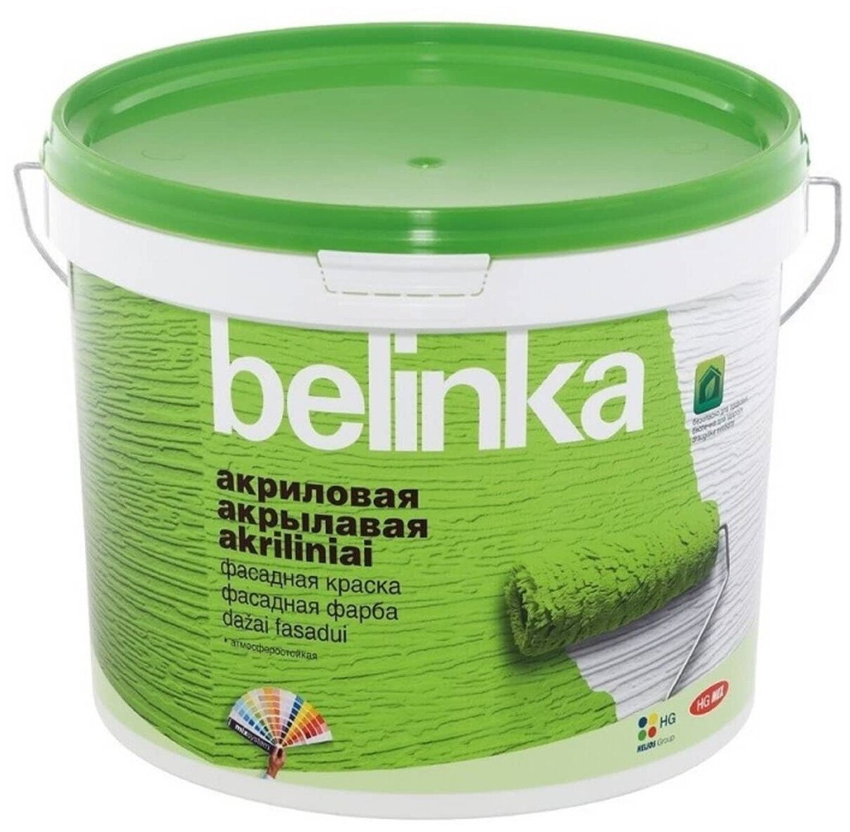 Belinka Краска фасадная (под колеровку, матовый, база B3, 1,86 л)