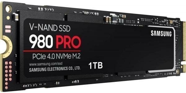 Твердотельный накопитель SSD M.2 1 Tb Samsung 980 PRO Read 7000Mb/s Write 5000Mb/s 3D NAND TLC MZ-V8P1T0BW