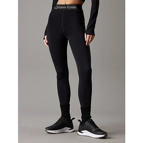 фото Капри спортивные calvin klein sport performance, размер xs, черный