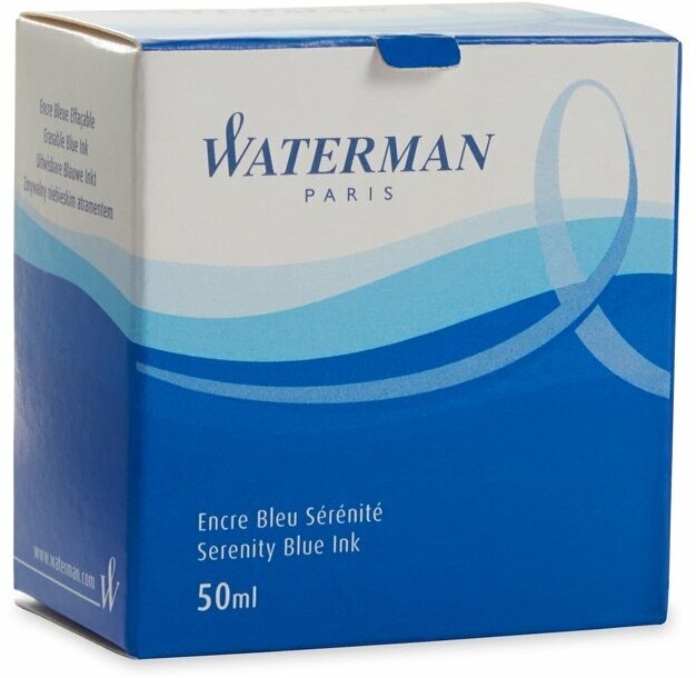Флакон с чернилами Waterman (S0110720) синие чернила для ручек перьевых - фото №16
