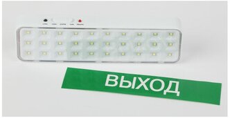 Светильник светодиодный аварийный непостоянный DBA-102-0-20 30LED 5ч IP20 выход (40/1920) | код Б0044395 | ЭРА (8шт.в упак.)