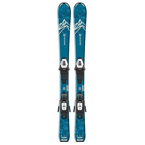 Горные лыжи с креплениями SALOMON 2021-22 E Qst Max Jr S + C5 Gw (см:100)